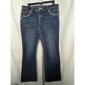 Cato women's size 12p denim blue jeans